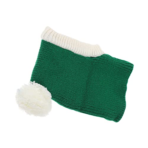 CIYODO 1stk Haustier Hut Hund Weihnachtsmütze Gestrickte Weihnachtsmütze Haustier-Weihnachts-Outfit Katze Cosplay Hut Warme Hundestrickmütze Hamster-weihnachtsmütze Hund Wintermütze Garn von CIYODO