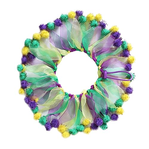 CIYODO Katzenhalsband Im Karnevalsstil Haustierhalsband Verstellbar Für Festivals L CIYODO Katzenhalsband Im Karnevalsstil Haustierhalsband Verstellbar Für Festivals L von CIYODO