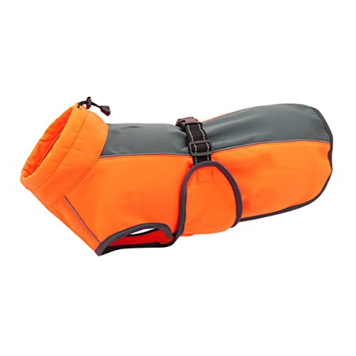 CIYODO 1stk Haustierjacke Hundemäntel Für Kaltes Wetter Wintermantel Für Hunde Kleiner Hund Regenmantel Verstellbare Hundejacke Winterjacke Warme Weste Fleecejacke Orange Polyester von CIYODO