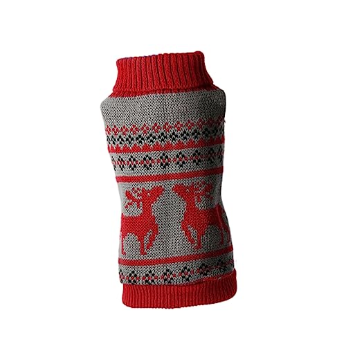 CIYODO 1stk Hundepullover Süße Hundekleidung Weihnachtswelpenkostüm Weihnachtskatzentuch Welpenpullover Weihnachtshundebekleidung Winterwarmer Rollkragenpullover Für Hunde Haustier von CIYODO