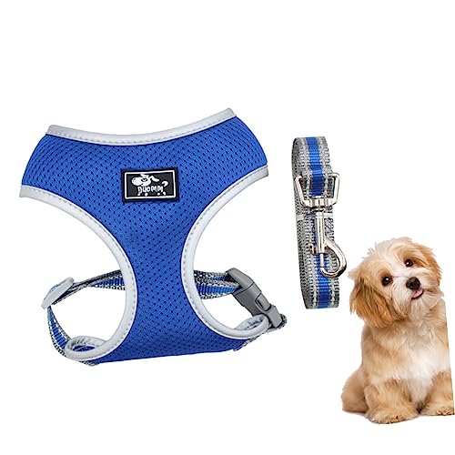 CIYODO 1stk Reflektierender Welpen-brustgurt Weste Für Haustiere Hundewestengeschirr Reflektorweste Reflektierende Westen Trainingsgeschirr Für Hunde Hundegeschirr-kit Kein Hund Blue von CIYODO