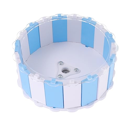 CIYODO 1stk Scrollrad Kleintiertrainer Heimtrainer Für Kleine Haustiere Meerschweinchen Spielzeug Farbiges Laufrad Laufzubehör Für Hamster Leises Laufrad Für Hamster Igelrad Blue Plastik von CIYODO