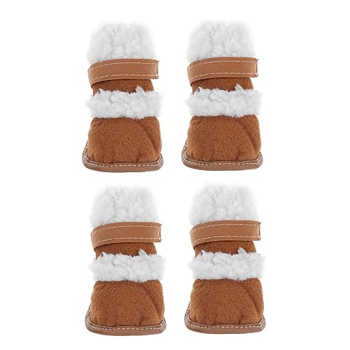 CIYODO Hundestiefel aus einzigartigem Material 4 Größen Schneeschuhe für Haustiere schickes Design für Bequeme im Winter von CIYODO