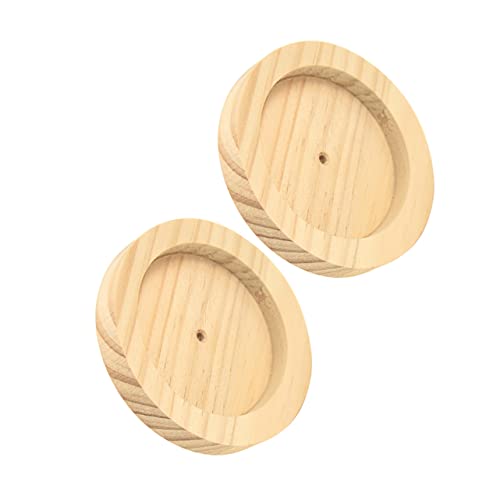CIYODO 2stücke Hamster Futternapf Aus Holz Runde Futter Und Wasserschale Für Kleine Haustiere Stabil Und rutschfest Für Hamster Mäuse Und Chinchillas CIYODO 2stücke Hamster Futternapf Aus Holz Runde Futter Und Wasserschale Für Kleine Haustiere Stabil Und rutschfest Für Hamster Mäuse Und Chinchillas von CIYODO