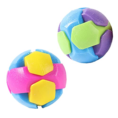 CIYODO 2St Backenzaun-Ball für Haustiere Schwimmbad Spielplatz Hundewerfer Hundebälle Dog chew Toy hundenapf Set interaktive Gummibälle Bälle für Hunde Kauball Weichkleber von CIYODO