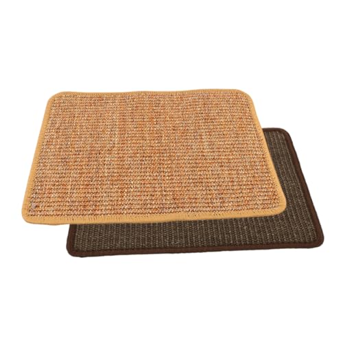 CIYODO 2St Sisal Katzen Griff Kratzmatte aus Leinen für Katzen Katzenschleifmatte Katze kratzmatte Katzenspielzeug katzenkratzmatte Teppiche Kratzbrett praktisches Kratzbrett von CIYODO