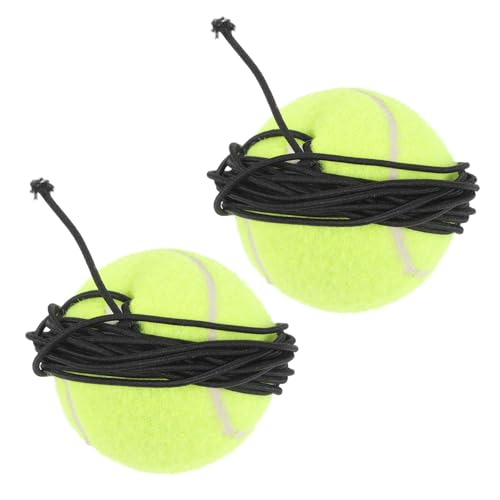 CIYODO 2St Tennis trainieren zahnhundeball Hundekauspielzeug für Welpen Interactive Dog Toys interaktives Spielzeug Spielzeuge Bälle für Sportzüge Multifunktions-Tennisbälle Gummi von CIYODO