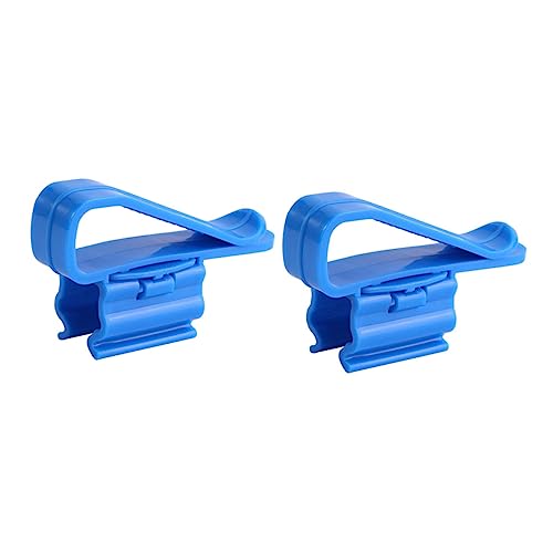 CIYODO 2st Filterschlauchhalter Für Aquarien Filterwatte Für Aquarien Pumpe Abfluss Filtern Aquarium-Clip Schlauchschelle Eimer Für Fischtanks Aquarienfilter Aquarieneimer Bausatz Blue von CIYODO