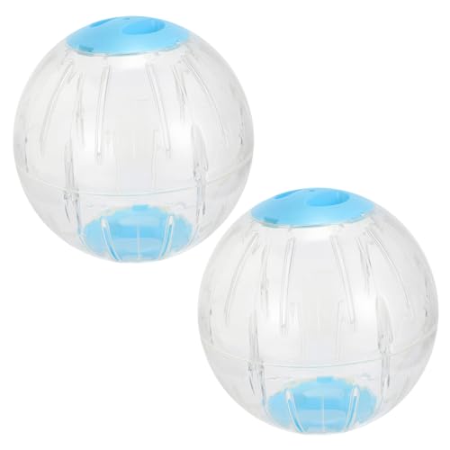 CIYODO 2st Hamster-Gymnastikball Hamster Sportball Kleiner Gymnastikball Für Haustiere Springball Für Kleine Haustiere Rennmaus-laufball Hamster-laufball Laufendes Hamsterrad STK von CIYODO