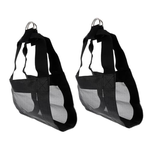 CIYODO 2st Tierwaage Hundetragetaschen Für Kleine Hunde Welpenwaage Wiegen Tierträger Welpenkiste Katzentransporter Welpenträger Haustierheizkissen Kätzchenträger Lammschlinge Nylon Black von CIYODO