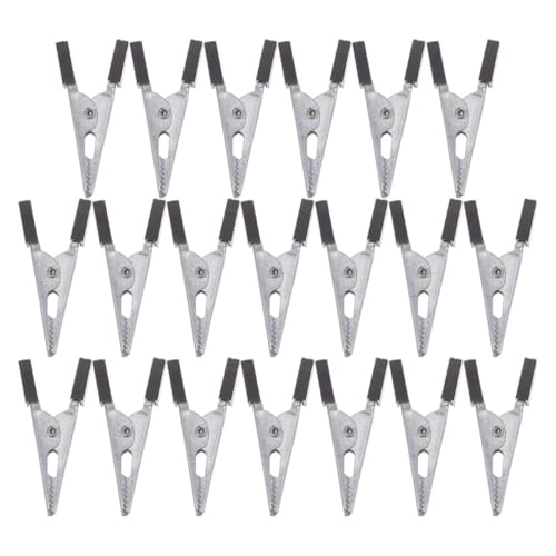 CIYODO 30 Stücke Vogel Käfig Clips Clip Türschloss Metall Alligator Clips Für Papagei Käfig Kleine Metall Klemmen Für Vogel Käfig Zubehör von CIYODO