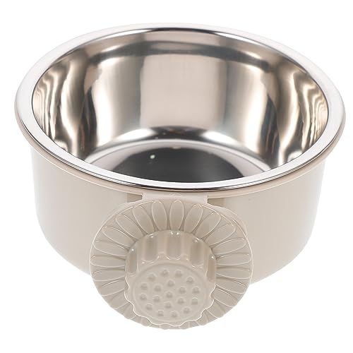 CIYODO 3St Haustiernapf edelstahlspüle pet Feeder Haustierfutterbehälter Wassernapf für Katzen Hundekiste Wassernapf Hundenäpfe Zwinger Hundefutter Futterautomat für Haustiere Grey von CIYODO