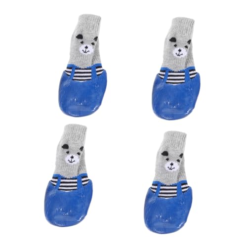 CIYODO wasserdichte Hundeschuhe Socken Hundekatzenstiefel Bequeme atmungsaktive Haustiersocken Anti-Rutsch-Pfotenabdeckungen von CIYODO