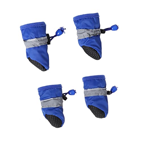 CIYODO 4 Stück Hundestiefel Stiefel Für Hunde Hundeschuhe Für Heißes Wetter Slow Feeder Hundenapf Hundepflegeset Bandana Für Hunde Wasserschuhe Für Hunde Züchten Hunde-Hoodie Welpe Co von CIYODO