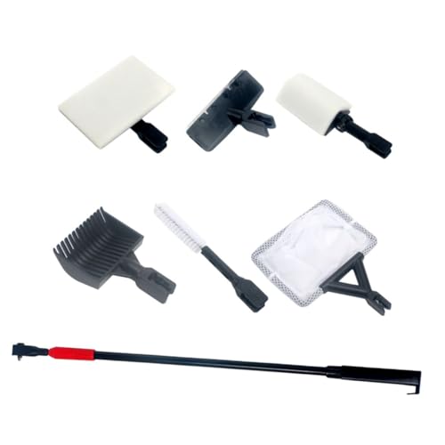 CIYODO 1 Set Von Teleskopierbaren Handgriffen Aquarienbürsten Tragbares Reinigungsbürsten Kit Für Fischbehälter Und Aquarienpflege Vielseitige Reinigungswerkzeuge Für Aquarien Und von CIYODO