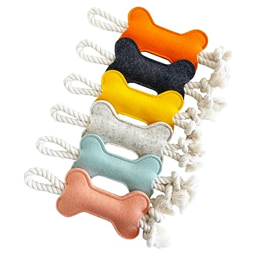 CIYODO 6 Stück Kinderspielzeug Interactive Dog Toys kauspielzeug welpe Interaktive Hundespielzeug Hundespielzeugbehälter kauen Zahnpflegespielzeug für Hunde Haustier -Kauspielzeug Stoff von CIYODO