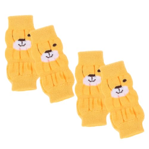 CIYODO 8 STK Haustier Socken rutschfeste Socken Hundebeinverbandsocke Hundebein Ärmel Warme Socken Hündchen Chihuahua Wärmer Beinschutz Für Welpen Sprungsocken Hundesocken Baumwolle von CIYODO