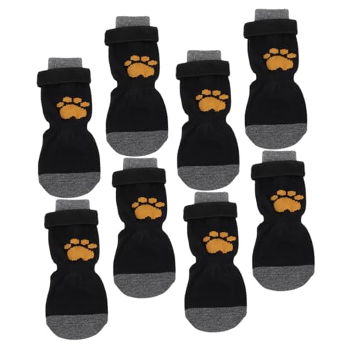 CIYODO 8st Haustier Hund Socken Baumwollsocken Kompakte Hundesocken Tragbare Hundepfotenschützer Auswechselbarer Hundepfotenschutz Waschbare Hundesocken Haustiersocken Baumwolle von CIYODO