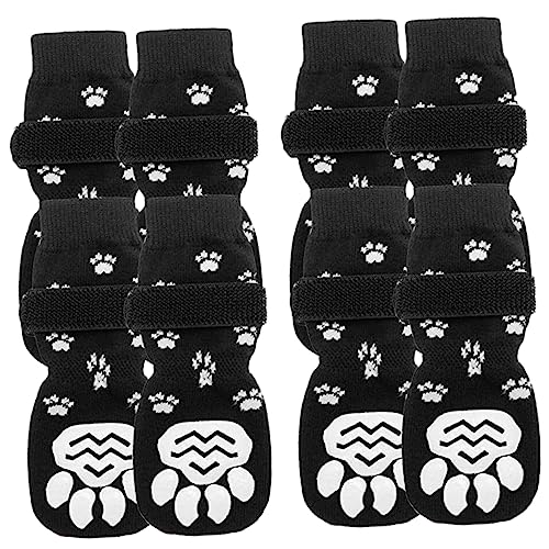 CIYODO 8st Hundesocken Kompakte Katzensocken Entzückende Welpensocken Keine Hundesocke Waschbare Welpensocken Haustierzubehör Socken Mit Hündchengriff Haustiersocken Reine Baumwolle von CIYODO