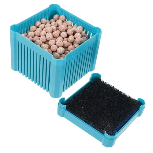 CIYODO Wiederverwendbarer Fischtankfilter Aquarium-Wasserfilterwürfel professioneller Filter für Fischtanks kompakter und Kleiner PVC-Aquariumfilter Bio-Würfel von CIYODO