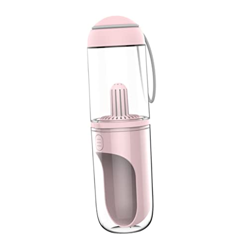 CIYODO Becher für Haustiere Faltbare Hundewasserflasche wasserspender für Hunde tragbare Wasserflasche pet Water Bottle Trinkflasche für Haustiere Hundeflasche Hunde trinkflasche Abs Rosa von CIYODO