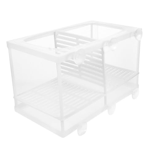 CIYODO Aquarium Aufzuchtbecken Brutkasten Braten Betta-Aquarium Mit Trennwand Separator Trennnetz Für Aquarien Aquarienfische Fall Fischzucht Aquarium Kindergarten Zuchtbecken Plastik Aquariumbecken von CIYODO