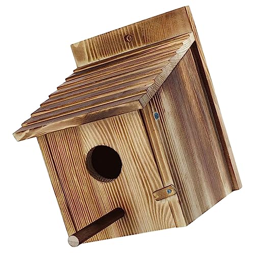 CIYODO Vogelhaus Zum Aufhängen Futterhaus Für Vögel 15x15x22CM Ideales Nist Und Schlafnest Für Wildvögel Perfekte Garten Dekoration Und Vogelbeobachtung von CIYODO