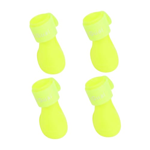 CIYODO Regenstiefel für Haustiere hundezubehör Dog Accessories Haustierschuhe für Welpen Hundefü?e abdeckten. Gummistiefel Gummi-Regenschuhe für Hunde Regenstiefel für Hunde Hündchen von CIYODO