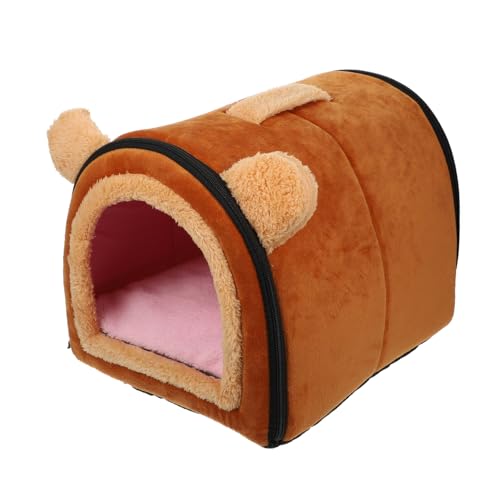 CIYODO Hamster Baumwollnest hamsterbett haustierbett Hamster Schlafplatz pet Bed petbett Plüschtiere Haustier-Schlafbett Schlafsack Winterwarmes Hamsternest Haustierkäfig-Nest Baumwolle von CIYODO