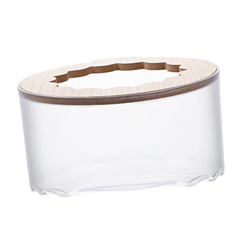 CIYODO Hamster Toilette Hamster klo Hamster sandbad Hamstersauna Hamsterversteck Chinchilla-Badezimmer klare Wanne klare hamstertoilette Becken aus Meerschweinchenhaut ABS， Transparent von CIYODO