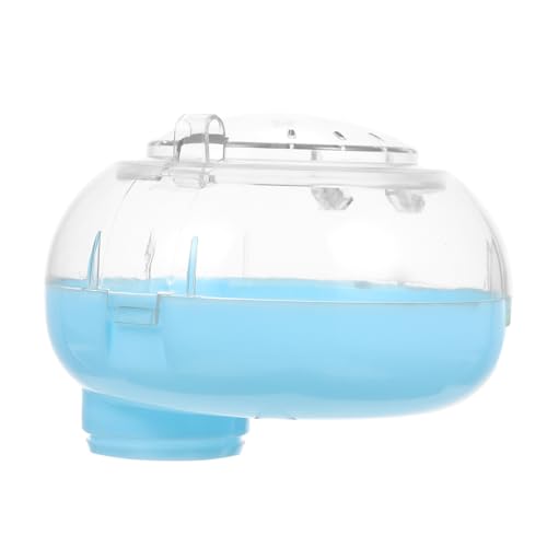 CIYODO Hamsterbad Hamstertoilette Badebehälter für Kleintiere Hamster-Sandzimmer Hamster duschbecken Hamster klo Hamster Spielzeug Sandbad für Hamster Haustierspieltunnel Plastik Weiß von CIYODO