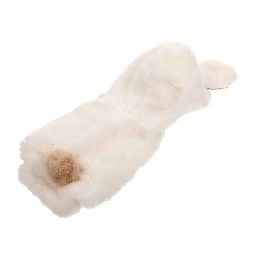 CIYODO Hase Große Ohren Baumwolle Welpenpullover Entzückendes Hundekleid Bequeme Hundekleidung Winddichte Hundekleidung Hund Wintermantel Warmer Hundemantel Haustier Dekor Polyester von CIYODO