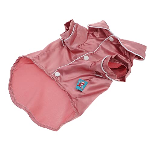 CIYODO Haustier-Pyjama Hundekleidung Pyjamas Kätzchen-Kleidung Kleidung Für Kleine Hunde Welpe Allgemeine Haustierkleidung Hunde-Pyjama Hundepijams Hunde-Sweatshirt Polyester Rosa von CIYODO