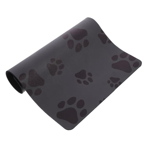 CIYODO Stilvolle Futtermatte aus Kieselgur für Haustiere 40 x 30 cm große Napfmatte für Katzen und Hunde leicht waschbar Futtermatten rutschfeste Wassernapfmatte von CIYODO