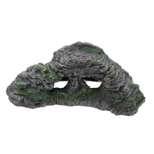 CIYODO Schildkröten-harzplattform Zum Und Kriechen Brücke Für Schildkröten 21 X 10 X 7 Zoll Schwarze Aquarium-Dekoration Reptilien-sonnenstation von CIYODO