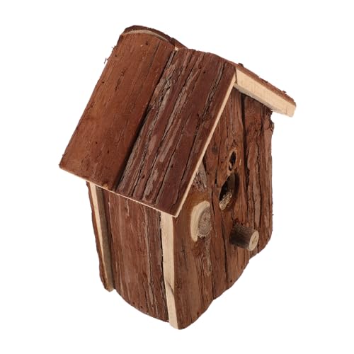 CIYODO Holz Vogelhaus Bausatz Zum Bemalen Kleines Hängendes Vogelhaus Für Garten Und Balkon Dekorativ Und Ideal Für Kleinvögel Naturbelassenes Material Einfache Montage von CIYODO