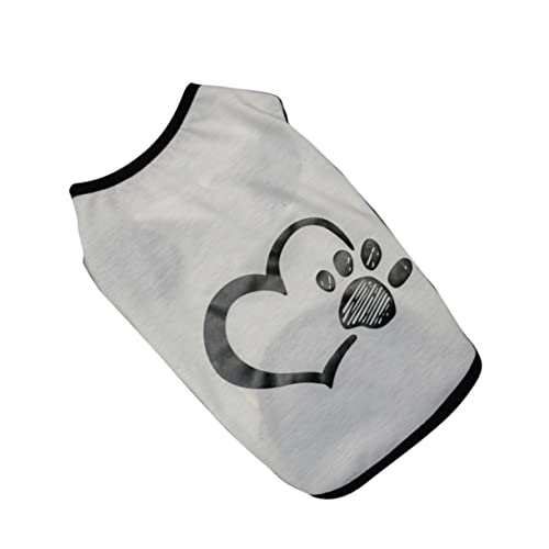 CIYODO Hund Weste Stoff Hundehemden Welpenkleidung Sommerhemden Spitzen Hawaiihemd Kleider Haustier Sommerkostü Party-Hundetuch Hündchen Overall Partykleidung Sommerkleid Jacke Weiß von CIYODO