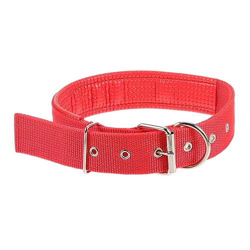 CIYODO Hundekragen Verstellbares Hundehalsband Welpe Hals Einfache Hundehalsband Hund Heavy Duty Nylon Hundehalsband von CIYODO