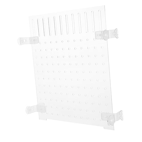 CIYODO Isolationsplatte Für Fischbecken Trennzeichen Siphon Tankteiler Mit Zugang Für Kleine Fische Zuschneidbarer Aquarium-Trenner Aquarienteiler Planke Scaler Filter Acryl Transparent von CIYODO