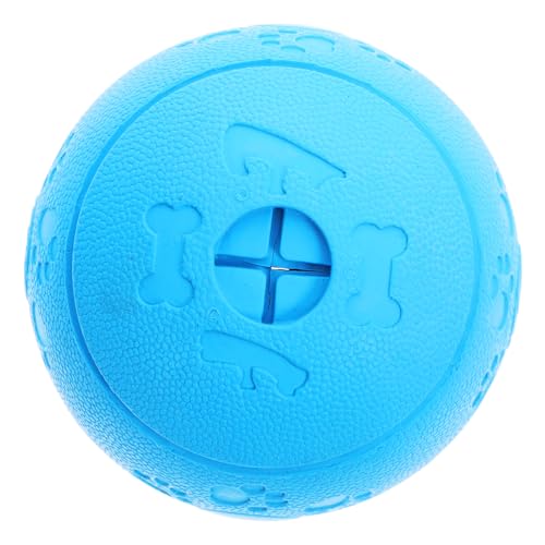 CIYODO Kauspielzeug für Hunde Trainingsball für Hunde Ball behandeln Trainingsbälle für Hunde Interactive Dog Toys Dog chew Toy Spielzeuge Hundespielzeug Kauball für Hunde Gummi Sky-Blue von CIYODO