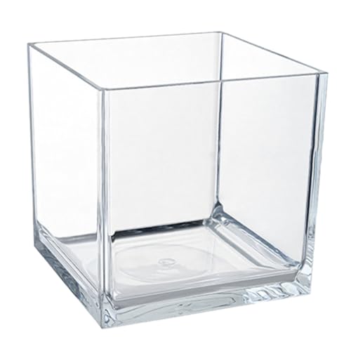 Mini-Aquarium Pflanzenterrarium Kleines Aquarium Fischschalen Multifunktions-Aquarium Transparentes Aquarium Klares Fischglas 10 Gallonen Aquarium PC Fischzubehör von CIYODO