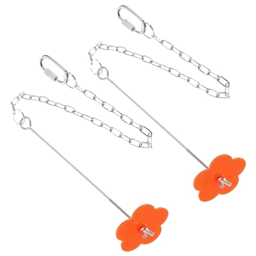 CIYODO Obstgabel aus Edelstahl gemüsehalter vogelkäfig zubehör Obstpicks für Vögel Papageienspielzeug Vogel Fütterer Chinchilla-Spielzeug Papageienfutterständer Vogelhäuschen Spielzeug von CIYODO