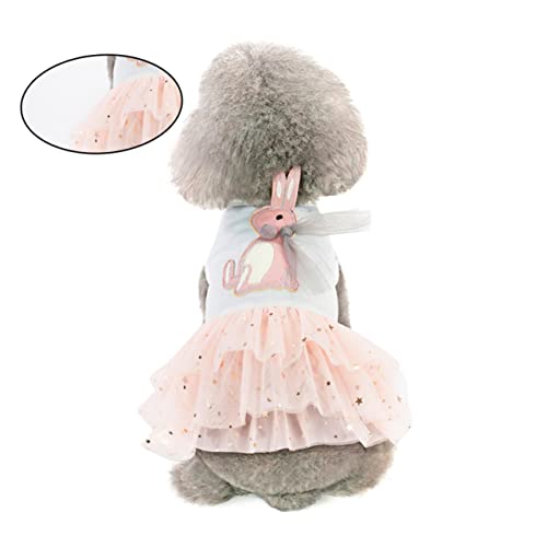 CIYODO Partykleidung für Haustiere kleines hundekleid Hunde Verkleidet Hund hochzeitskleid Party-Hundetuch Tutu-Rock für Hunde Welpenkleid Kleid für Hund Haustierrock Haustierkleidung von CIYODO