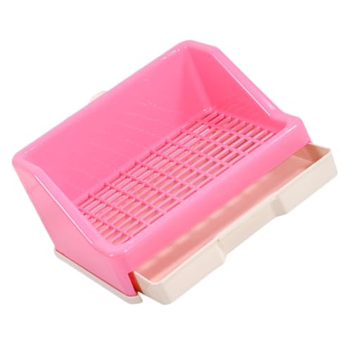 CIYODO Plastik Kleiner Haustier Toilette Hamster Wurf Box Kaninchen Training Töpfchen Kleine Haustiertrainings-Toilette von CIYODO