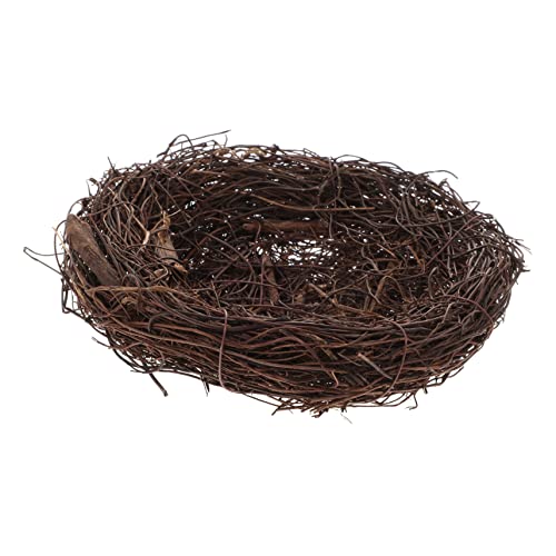 CIYODO Rattan Vogelnest Vogelnest Terrarium selber Machen Vogelnester Anhänger Vogelnest Dekoration Vogelhaus Gartenvogelnest Ostervögel nisten Vogelnestdekore für zu Hause Baumrebe von CIYODO