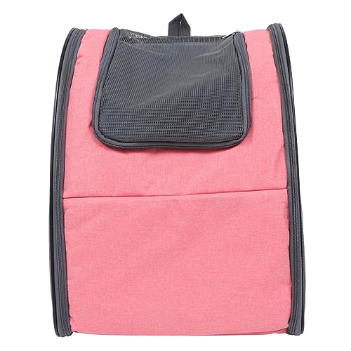 CIYODO Rucksack für Haustiere Welpen Rucksack Reisetasche für Katzen Hündchen pet Backpack Rucksack für Katzen Tasche für ausgehende Katze Aufbewahrungstasche für Katze Segeltuch Rosa von CIYODO