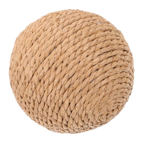 CIYODO Sisalkugel interaktives katzenspielzeug Interactive cat Toy Kätzchen rollender Ball Kauballspielzeug für Katzen Katzenkratzbrett Kätzchen Spielzeug Katze Kratzbälle Katzenkratzer von CIYODO