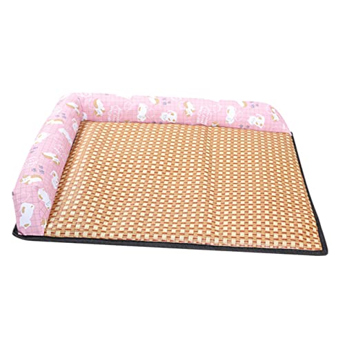 CIYODO Sommer kühlmatte pet Bed kühlmatten für Haustiere Haustierkühlbett Haustiermatte Haustierkühlmatte Sommerhaustierbett Hund kühlmatte Hund Sommermatte Schlafmatte für Haustiere Rosa von CIYODO