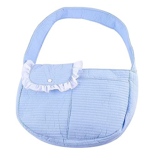 CIYODO Tasche Für Haustiere Trageschlaufe Für Haustiere Haustier-rucksackträger Für Katzen Hundetragerucksack Für Kleine Hunde Hundetragerucksäcke Kleines Hundegeschirr Sky-Blue Polyester von CIYODO