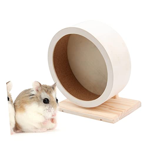 CIYODO Laufrad für Haustiere Laufrad für Hamster Laufrad für gesunde Haustiere kleines Haustier Laufrad für kleine Haustiere Spielset aus Holz Spielzeuge Übungsrad Scheibe Laufen Lassen von CIYODO